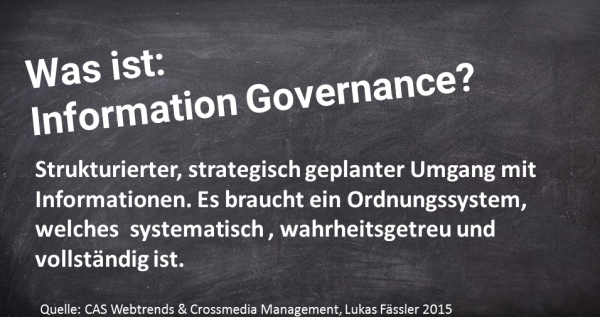 Was ist Information Governance?